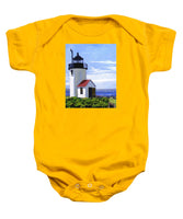 Goat Island Lighthouse Maine - Baby Onesie