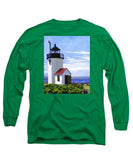 Goat Island Lighthouse Maine - Long Sleeve T-Shirt