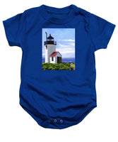 Goat Island Lighthouse Maine - Baby Onesie