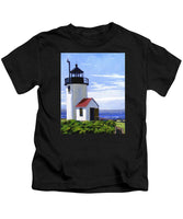 Goat Island Lighthouse Maine - Kids T-Shirt