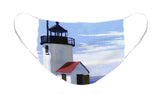 Goat Island Lighthouse Maine - Face Mask