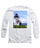 Goat Island Lighthouse Maine - Long Sleeve T-Shirt