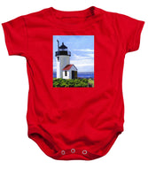 Goat Island Lighthouse Maine - Baby Onesie