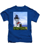 Goat Island Lighthouse Maine - Kids T-Shirt