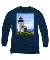 Goat Island Lighthouse Maine - Long Sleeve T-Shirt