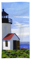 Goat Island Lighthouse Maine - Beach Towel