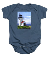 Goat Island Lighthouse Maine - Baby Onesie