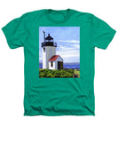 Goat Island Lighthouse Maine - Heathers T-Shirt