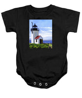 Goat Island Lighthouse Maine - Baby Onesie