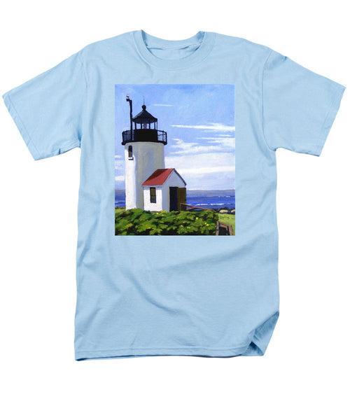 Goat Island Lighthouse Maine - Men's T-Shirt  (Regular Fit)