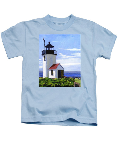 Goat Island Lighthouse Maine - Kids T-Shirt