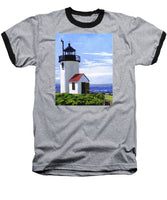 Goat Island Lighthouse Maine - Baseball T-Shirt