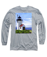 Goat Island Lighthouse Maine - Long Sleeve T-Shirt