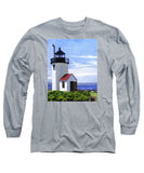 Goat Island Lighthouse Maine - Long Sleeve T-Shirt