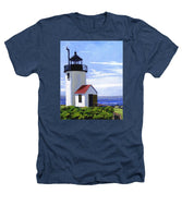 Goat Island Lighthouse Maine - Heathers T-Shirt