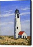 Great Point Lighthouse Nantucket Massachusetts - Canvas Print