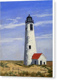 Great Point Lighthouse Nantucket Massachusetts - Canvas Print