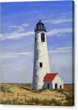 Great Point Lighthouse Nantucket Massachusetts - Canvas Print