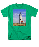 Great Point Lighthouse Nantucket Massachusetts - Men's T-Shirt  (Regular Fit)