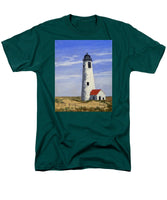 Great Point Lighthouse Nantucket Massachusetts - Men's T-Shirt  (Regular Fit)