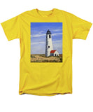 Great Point Lighthouse Nantucket Massachusetts - Men's T-Shirt  (Regular Fit)