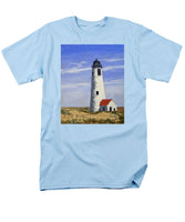 Great Point Lighthouse Nantucket Massachusetts - Men's T-Shirt  (Regular Fit)