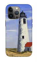 Great Point Lighthouse Nantucket Massachusetts - Phone Case