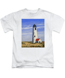 Great Point Lighthouse Nantucket Massachusetts - Kids T-Shirt