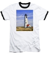 Great Point Lighthouse Nantucket Massachusetts - Baseball T-Shirt