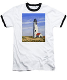 Great Point Lighthouse Nantucket Massachusetts - Baseball T-Shirt