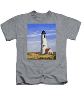 Great Point Lighthouse Nantucket Massachusetts - Kids T-Shirt