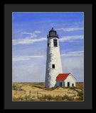 Great Point Lighthouse Nantucket Massachusetts - Framed Print