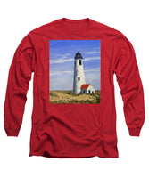 Great Point Lighthouse Nantucket Massachusetts - Long Sleeve T-Shirt