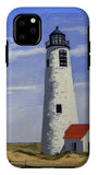 Great Point Lighthouse Nantucket Massachusetts - Phone Case