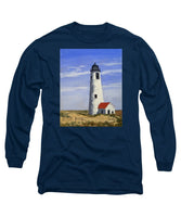 Great Point Lighthouse Nantucket Massachusetts - Long Sleeve T-Shirt