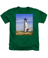 Great Point Lighthouse Nantucket Massachusetts - Kids T-Shirt