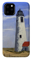 Great Point Lighthouse Nantucket Massachusetts - Phone Case