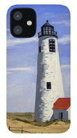 Great Point Lighthouse Nantucket Massachusetts - Phone Case