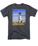 Great Point Lighthouse Nantucket Massachusetts - Men's T-Shirt  (Regular Fit)