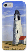 Great Point Lighthouse Nantucket Massachusetts - Phone Case