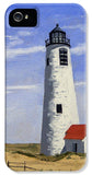 Great Point Lighthouse Nantucket Massachusetts - Phone Case