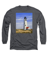 Great Point Lighthouse Nantucket Massachusetts - Long Sleeve T-Shirt