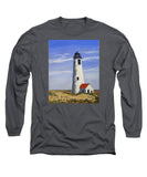 Great Point Lighthouse Nantucket Massachusetts - Long Sleeve T-Shirt