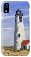 Great Point Lighthouse Nantucket Massachusetts - Phone Case