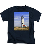 Great Point Lighthouse Nantucket Massachusetts - Kids T-Shirt