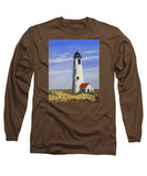 Great Point Lighthouse Nantucket Massachusetts - Long Sleeve T-Shirt