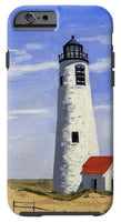 Great Point Lighthouse Nantucket Massachusetts - Phone Case