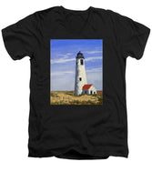 Great Point Lighthouse Nantucket Massachusetts - Men's V-Neck T-Shirt