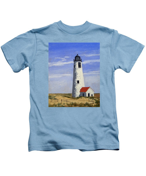 Great Point Lighthouse Nantucket Massachusetts - Kids T-Shirt