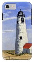 Great Point Lighthouse Nantucket Massachusetts - Phone Case